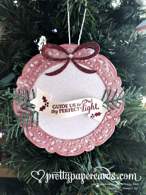 Stampin' Up! Christmas Ornament - Prettypapercards - stampinup