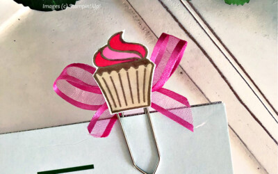 Sweets & Treats Tiny Cupcake Bookmark!