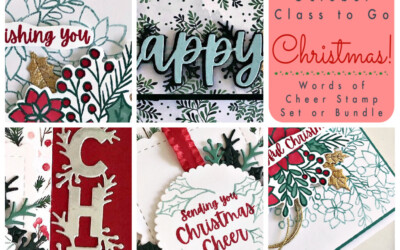 Let’s Make Christmas Cards ~ PREORDER My October Class to Go!!