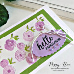 Handmade Hello Fabulous Card made with the Dressed to Impress stamp set by Stampin