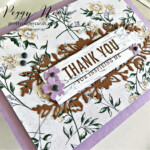 Thank You Blessings of Home Pretty Paper Cards #blessingsofhome #stampinup #stampingup #peggynoe #prettypapercards