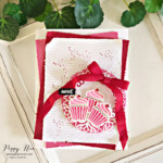 Handmade card and pillowbox created with the Sweets & Treats stamp set by Stampin