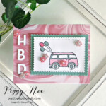 Handmade Birthday Card made with the Driving By stamp set by Stampin