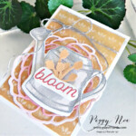 Gift card. made with the Flowering Rain Boots Bundle by Stampin