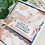 Handmade card. using the Waves of Inspiration Bundle by Stampin