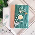 Handmade Hello Card made with the Garden Wishes stamp set by Stampin