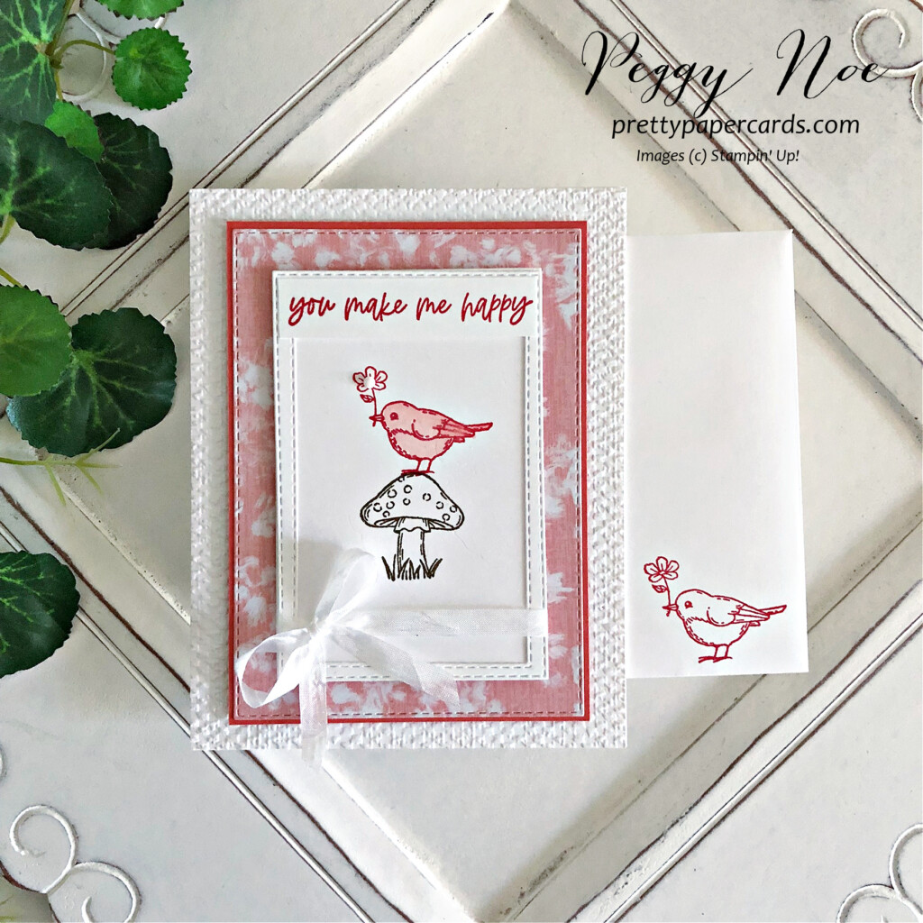 All Occasion card made with the Happy Hedgehogs stamp set by Stampin' Up! and card designed by Peggy Noe of Pretty Paper Cards #happyhedgehogs #happyhedgeogsstampset #peggynoe #prettypapercards