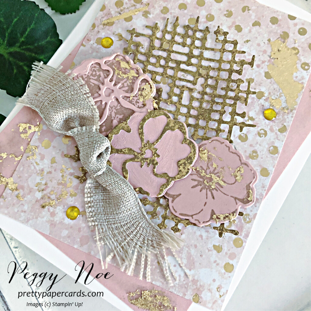 Handmade card made with the Season of Chic Bundle by Stampin' Up! created by Peggy Noe of Pretty Paper Cards #seasonofchic #seasonofchicbundle #stampinup #stampingup #peggynoe #prettypapercards