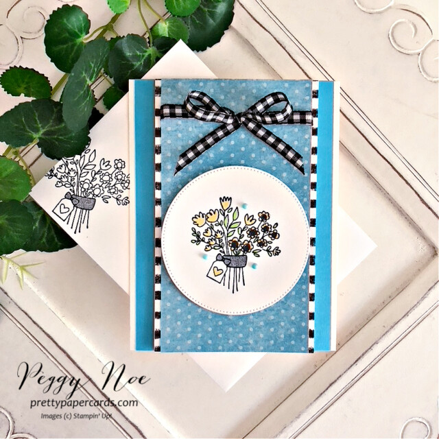 Handmade Get Well Card made with the Speedy Recovery stamp set by Stampin' Up! created by Peggy Noe of Pretty Paper Cards #speedyrecoverystampset #stampinup #peggynoe #prettypapercards #stampingup #getwellcard #funfoldcard