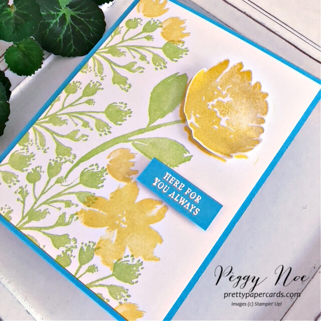 Handmade card made with the True Beauty stamp set by Stampin' Up! created by Peggy Noe of Pretty Paper Cards #truebeautystampset #peggynoe #prettypapercards #stampingup #stampinup