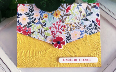 NEW VIDEO: Create a Thank You Envelope Card!