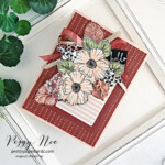 Handmade card made with the Abigail Rose Paper by Stampin