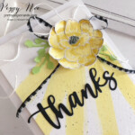 Handmade Thank You Card Made with the Cottage Rose Bundle from Stampin