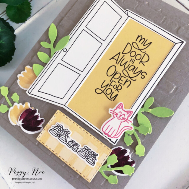 Handmade card made with the Warm Welcome Bundle by Stampin' Up! created by Peggy Noe of Pretty Paper Cards #warmwelcomebundle #stampinup #peggynoe #prettypapercards #stampingup