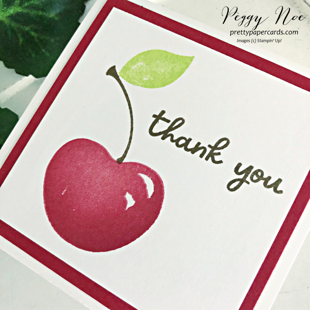 Mini Thank You Notes with Sweetest Cherries!