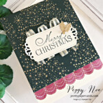 Handmade Christmas Card made with the Lights Aglow Suite by Stampin