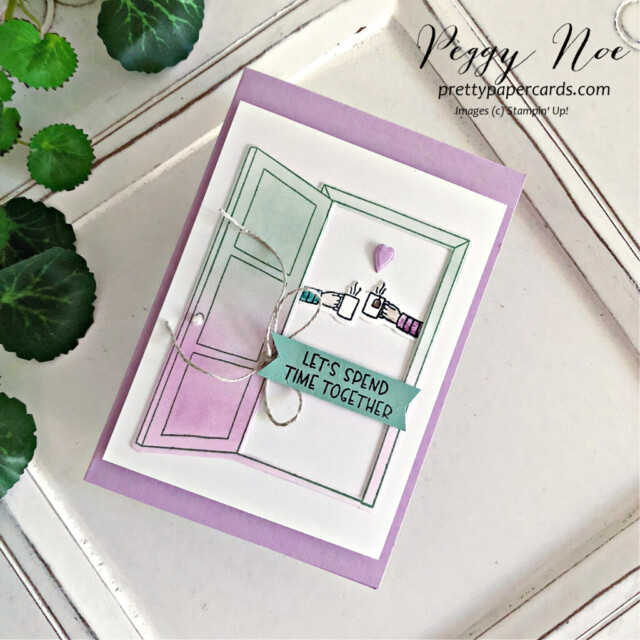 Handmade friend Card made with the Warm Welcome Bundle by Stampin' Up! by Peggy Noe of Pretty Paper Cards #warmwelcomebundle #stampinup #peggynoe #prettypapercards #warmwelcomestampset #wcmd2022 #stampingup