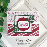 Handmade Christmas Card made with the Framed & Festive Stamp Set by Stampin