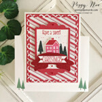 Handmade Christmas Card made with the Window Wishes Bundle by Stampin