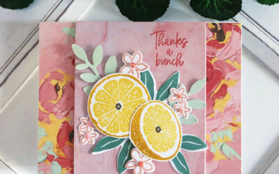 NEW VIDEO & SNEAK PEEK: Sweet Citrus Thank You Card!