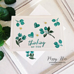 Handmade Thinking of You notecards made with the Ringed with Nature stamp set by Stampin