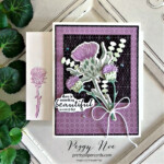 Handmade All Occasion Card made with the Beautiful Thistle Stamp Set by Stampin