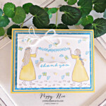 Handmade Thank You Card made with the Spring Blessings Stamp Set by Stampin