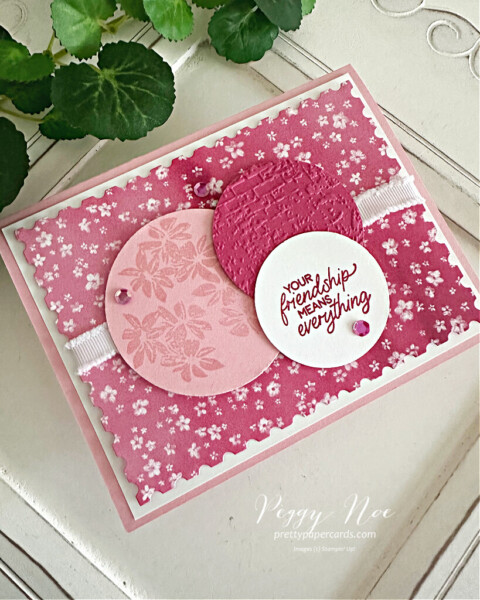 NEW VIDEO: Easy Bloom Impressions Circle Punch Card! - Pretty Paper Cards
